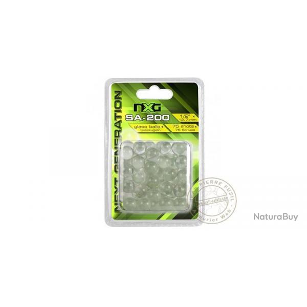 NXG - Billes en verre pour lance-pierre - x75