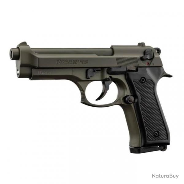 Pistolet  blanc Chiappa 92 bronz - Cal. 9 mm PAK - Vert sombre