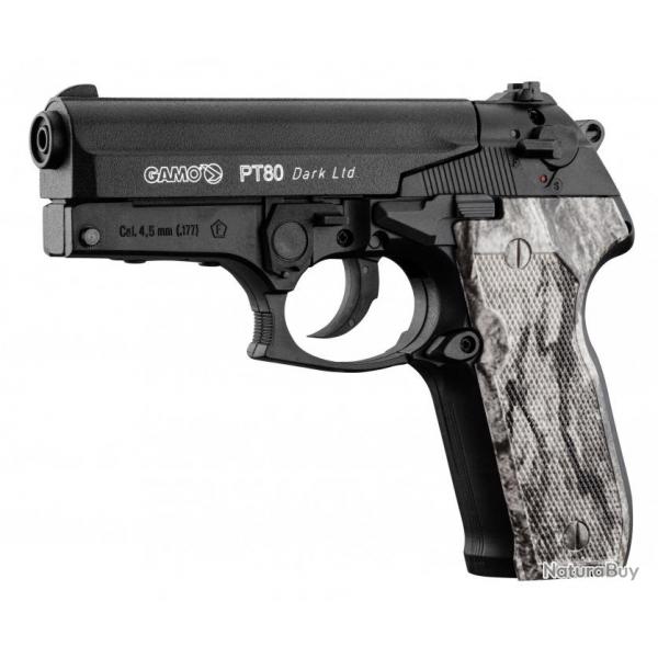 Pistolet CO2 GAMO PT 80 cal. 4,5 mm Dark Ltd