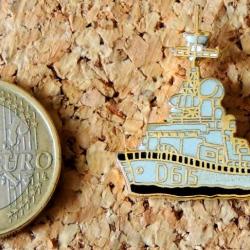 Pin's MARINE MILITAIRE - Frégate Jean Bart D615 - EMAIL - fabricant MIT