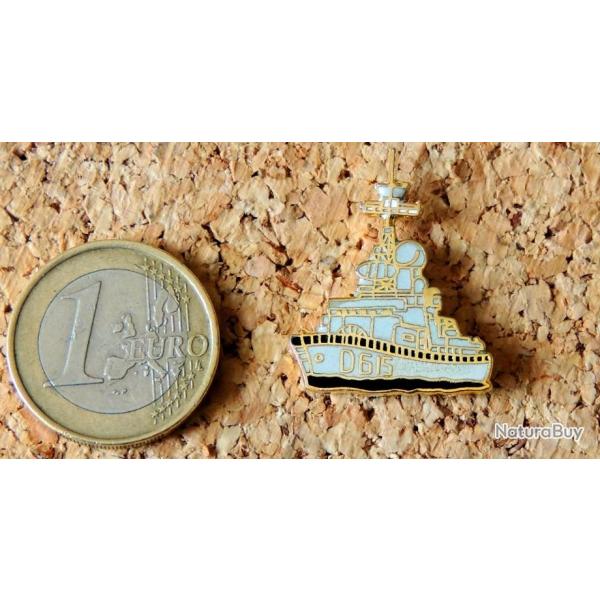 Pin's MARINE MILITAIRE - Frgate Jean Bart D615 - EMAIL - fabricant MIT