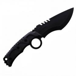 REPLIQUE COUTEAU POIGNARD TACTIQUE FACTICE EL CORONEL ONIX G3 NOIR AVEC LAME CAOUTCHOUC TSBLADES