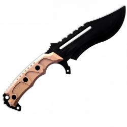 REPLIQUE COUTEAU POIGNARD TACTIQUE FACTICE RAPTOR G3 TAN AVEC LAME CAOUTCHOUC TSBLADES