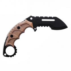 REPLIQUE COUTEAU POIGNARD TACTIQUE FACTICE CHACAL G3 TAN AVEC LAME CAOUTCHOUC TSBLADES