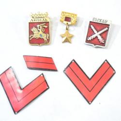 Lot de patch / insignes soviétique URSS,  pays de l'Est