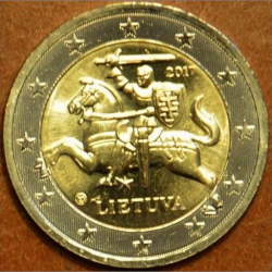 Collection monnaieTr&egrave;s Bon Etat  Collection Monnaie 2 Euros LIETUVA 2017 -(LITUANIE)  Au centre