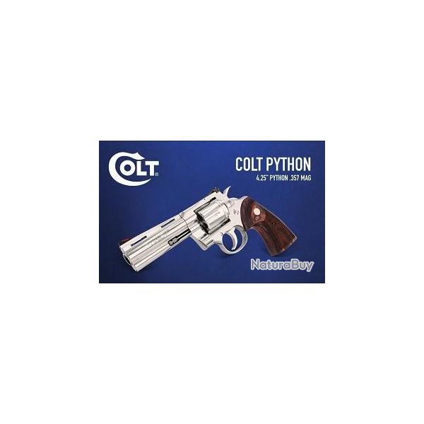 Revolver Colt Python 357mag Neuf 4.25"