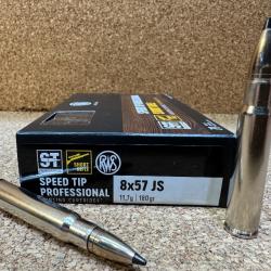 Boite de munitions RWS 8x57 JS SPEED TIP PRO Short Rifle 11,7g