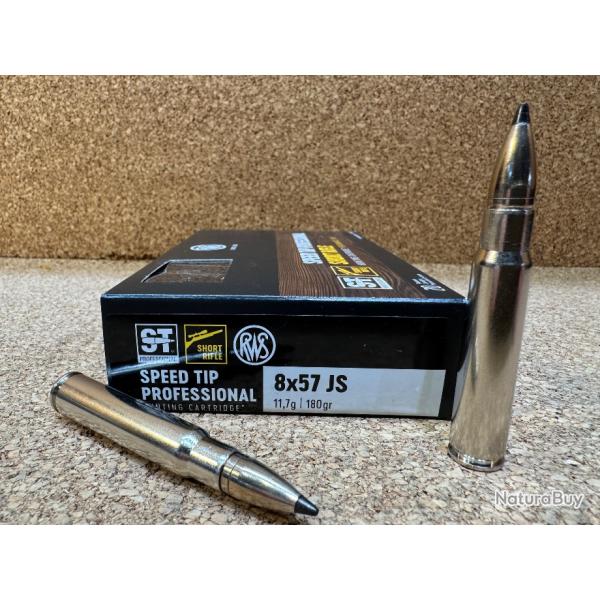 Boite de munitions RWS 8x57 JS SPEED TIP PRO Short Rifle 11,7g