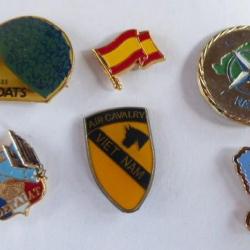 H LOT 6 PINS MILITAIRES OPEX