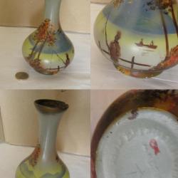 antique vase peint a la main brentleigh ware made in engl