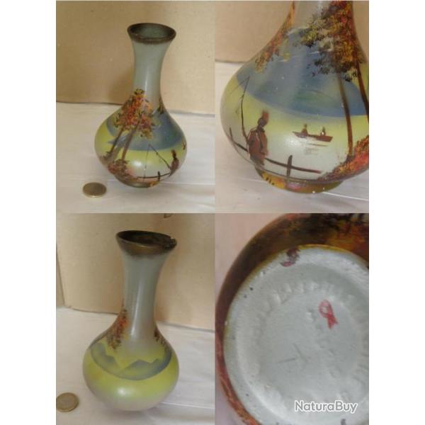 antique vase peint a la main brentleigh ware made in engl