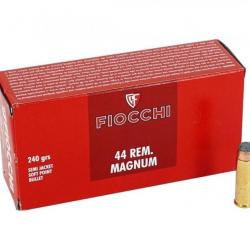 Munitions Fiocchi SJSP cal 44 rem magnum 240 gr
