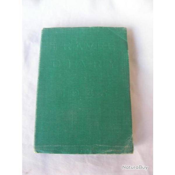 WW2 US " TRAVEL DIARY 1946 " JOURNAL DE VOYAGE VIERGE JAPON " AMRICAIN JUIN 46 - MAI 47