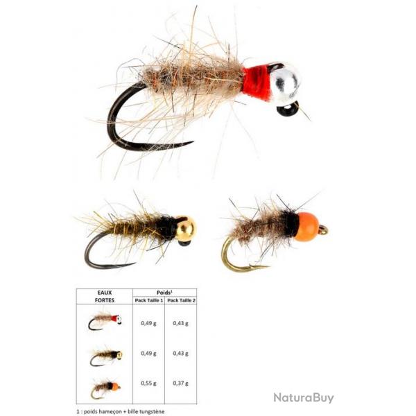 BLISTER NYMPHE DELACOSTE EAUX FORTES PAR 3 Taille 2