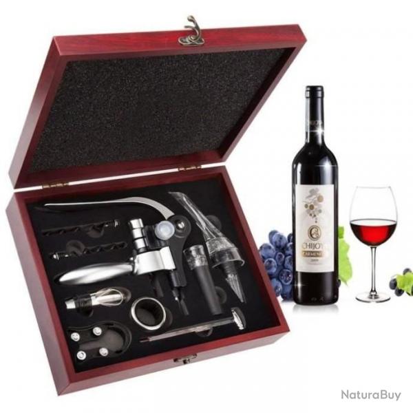 TOP ENCHERE - Set d'ouvre-vin 9 pices - Kit complet - Cadeau idal - LIVRAISON GRATUITE