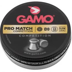 Plombs Gamo Pro Match Calibre 4.5 Tête Plate
