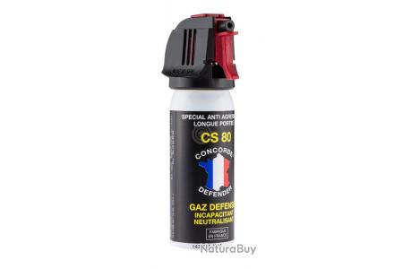 Bombe lacrymogène au gaz CS 50ml en vente en ligne