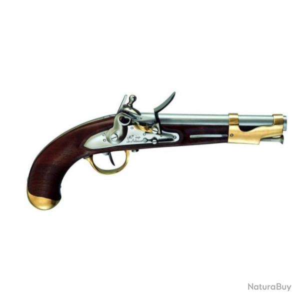 Pistolet  poudre noire Davide Pedersoli AN IX  silex - Cal. 69 pn - Pistolet en kit