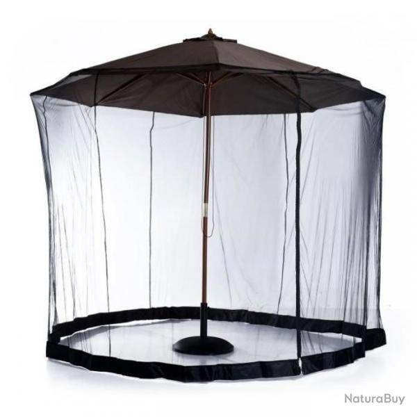 Moustiquaire pour parasol 300 x 230 cm - Fermeture zip - Haute qualit - LIVRAISON GRATUITE