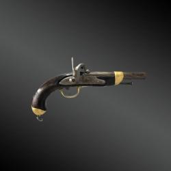 Pistolet De Cavalerie, Modèle 1822 T. France, Vers 1841.