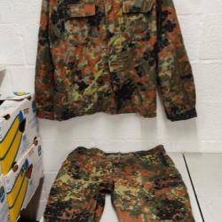 Veste et pantalon camouflé petit pois force aérienne belge(année 70-90)