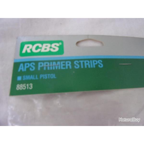 Primers strips APS RCBS pour small pistol