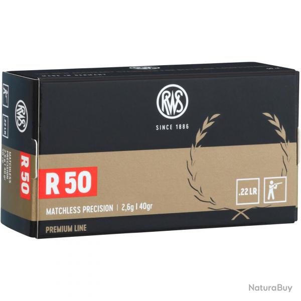 .22 Long Rifle, R 50 (Calibre: .22 lr.)