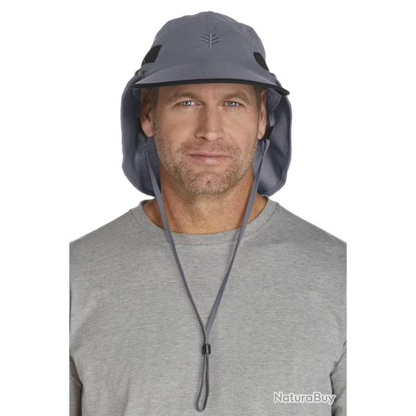 Chapeau Anti Uv Homme Ultra Sport- Gris L/XL
