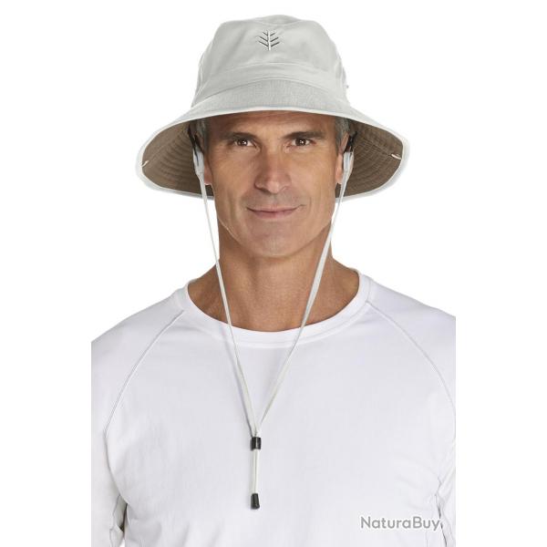 Bob anti UV homme, beige clair L/XL (59CM)