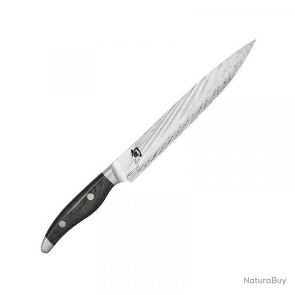 Couteau  trancher "Shun Nagare" damas 23 cm [Kai]