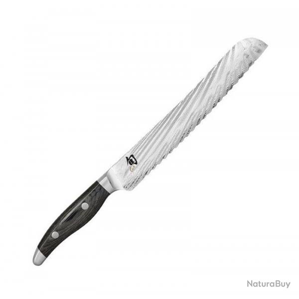 Couteau  pain "Shun Nagare" damas 23 cm [Kai]