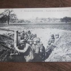 CP  SOLDATS  TRANCHEE  ENVIRONS DE MONTDIDIER