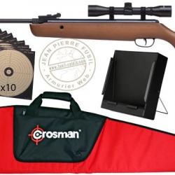 Pack carabine à plomb CROSMAN Optimus 4.5 mm (19,9 joules) - PROMO