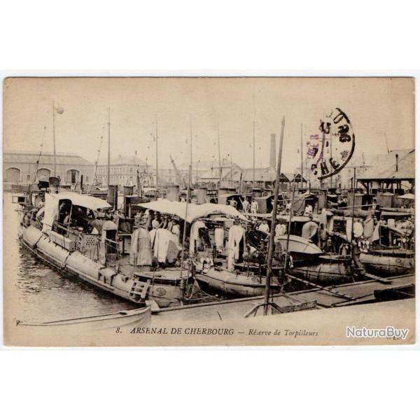 CPA - L'Arsenal CHERBOURG - Rserve de Torpilleurs N1209