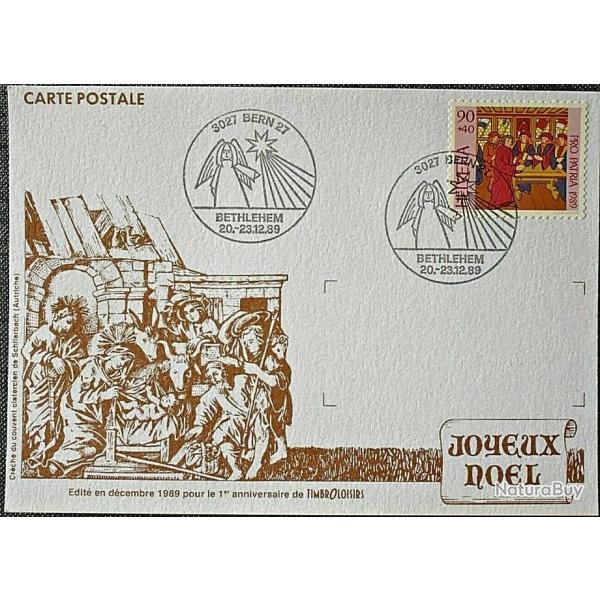 Carte Postale Suisse - Pro Patria 1989