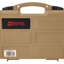 NUPROL - Mallette courte avec mousse prédécoupée tan - Nuprol