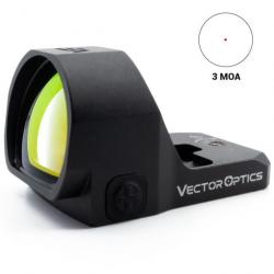 Vector Optics Red Dot Sight| Viseur Point Rouge XL Frenzy 1x22x26 MOS 3 Moa RMR & Montage Weaver
