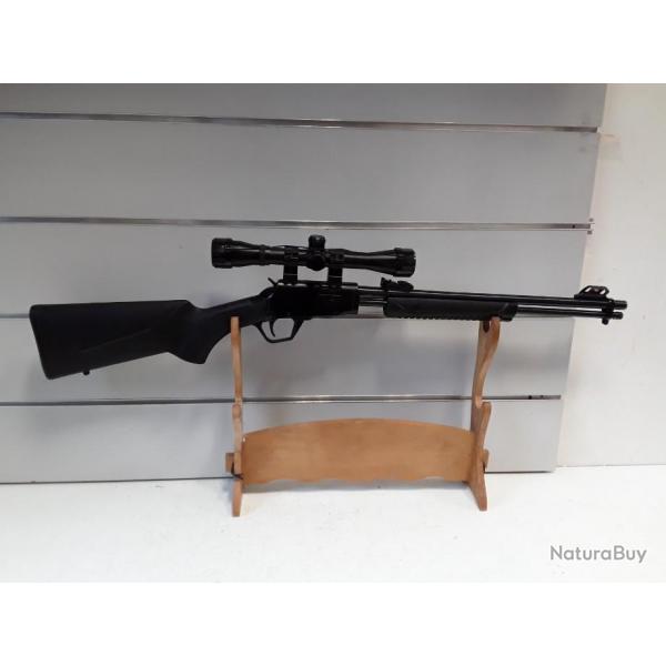 6742 CARABINE ROSSI GALLERY SYNTHTIQUE CALIBRE 22LR CAN46CM A POMPE + LUNETTE 4X32 NEUF