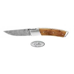 1788 - Couteau Le Thiers® Fontenille-Pataud Gilles Gentleman Damas manche genévrier