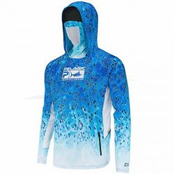 L Shirt Pelagic Exo Tech Dorado Blue