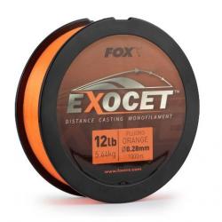 FIL FOX EXOCET FLUORO ORANGE 1000M 0.33mm - 7.50kg