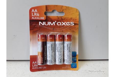 Piles rechargeables type AA LR06 1,2 v - Num'Axes