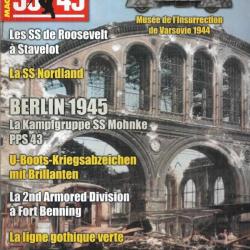 39-45 Magazine 274 berlin 1945, u-boote, ss nordland, stavelot 1944, ligne gothique verte 44-45