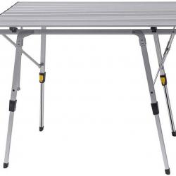 Table de camping jardin pique-nique léger ajustable avec sac 90 x 52 cm 19_0000796