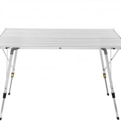 Table de camping jardin en aluminium avec sac de transport pour 4-6 personnes 19_0000936