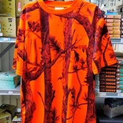 T-shirt Percussion orange camo