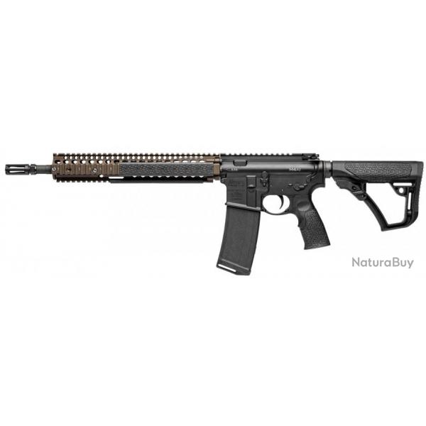 Carabine type AR15 DANIEL DEFENSE M4A1 canon 14.5'' cal. 5.56 Black - FDE