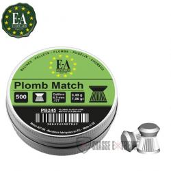 500 Plombs EUROP-ARM Match Tête plate cal 4.5 mm