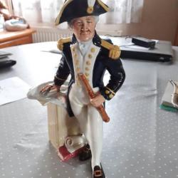 Porcelaine Captain ( amiral Nelson ? ),d'un officier de la Royale Navy, XVIII/XIX*siècle .
